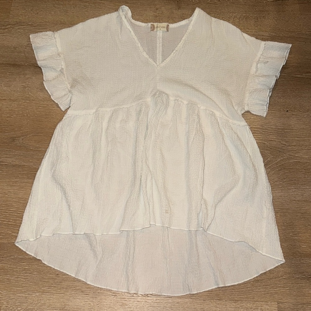 Altar’d State White Flowy Top